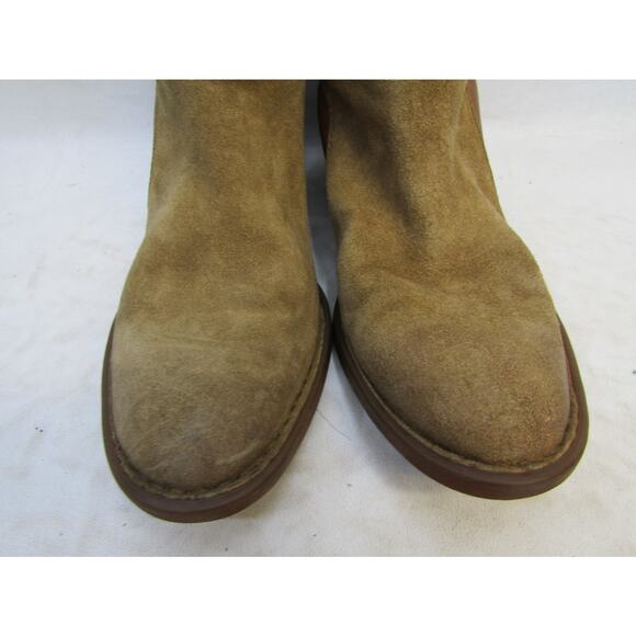 Born Size 8.5 M Brown Suede Chelsea Buckle Ankle Fashion Boots Bootie - Picture 6 of 11